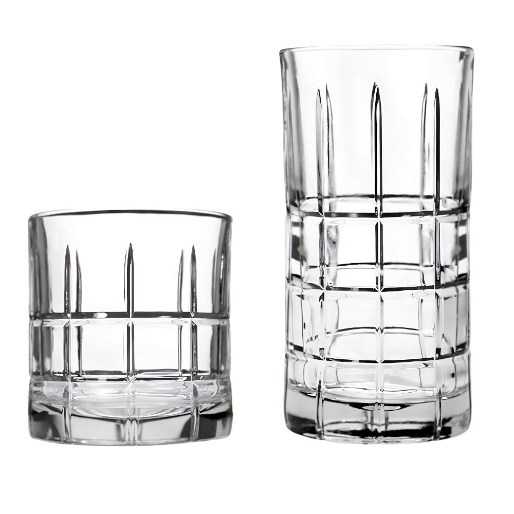 Anchor Hocking Manchester Rocks & Tea 16 Piece Set
