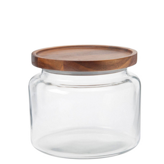 Anchor Hocking® Montana Jar w/Acacia Lid 1.9L