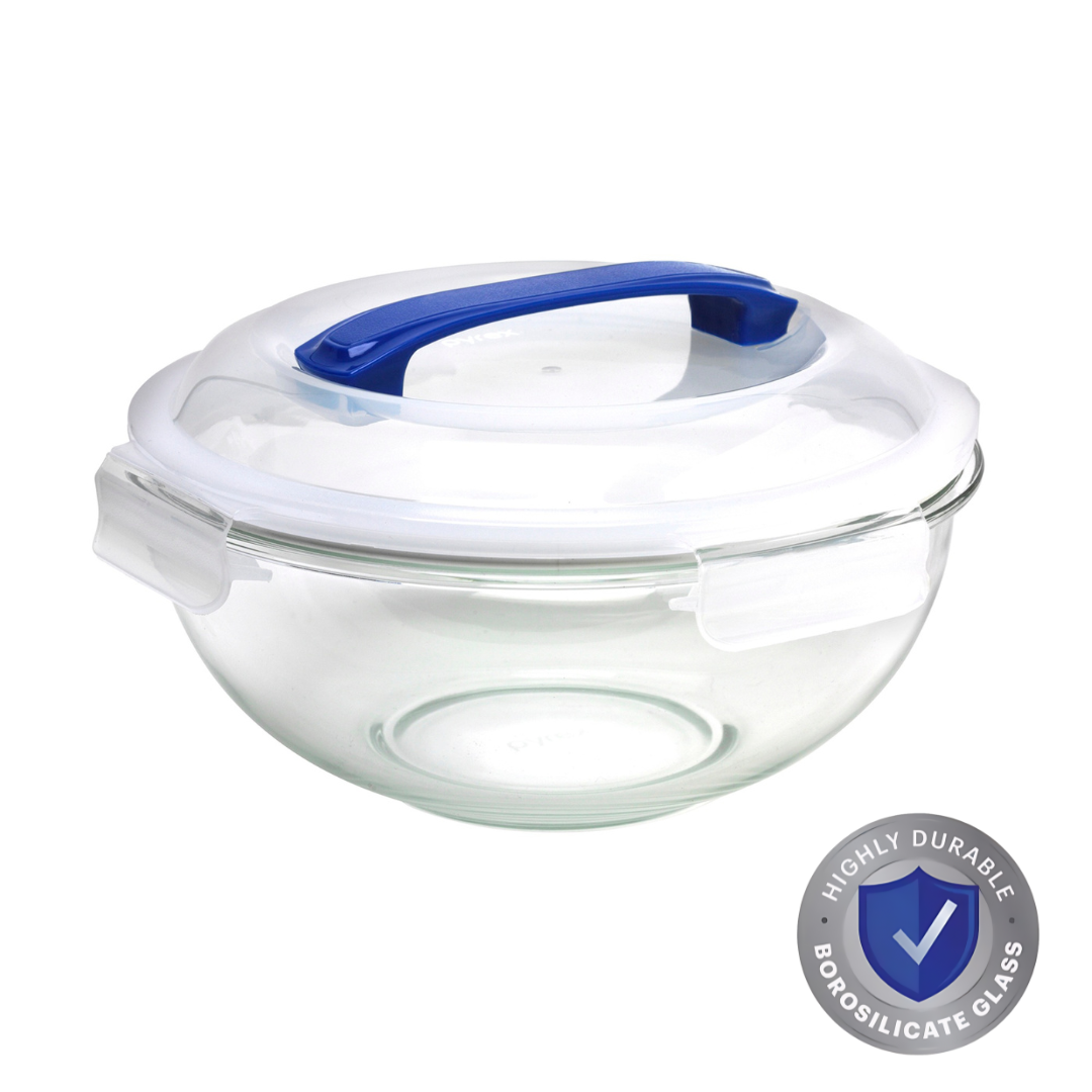 CHRISTMAS GIFT IDEA Pyrex® Mix n Go Salad Bowl 3.5L (4 Pack)