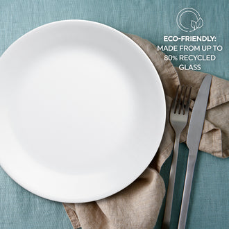 Corelle® Winter Frost White Lunch Plate 21.6cm-6 Pack-DTCM