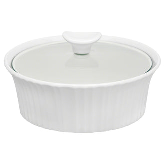 Corningware® French White 1.4L Round Covered Casserole