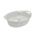 Corningware® French White 1.4L Oval Covered Casserole