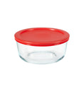 Pyrex® Storage Red 2 Cup Round
