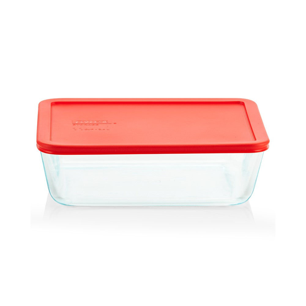 Pyrex® Storage Red 6 Cup Rectangle – Global Kitchen Brands Australia ...