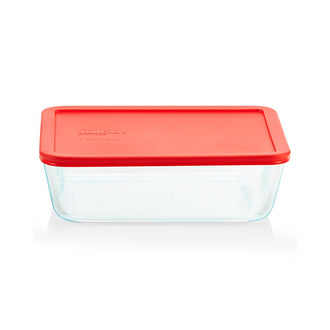 Pyrex® Storage Red 11 Cup Rectangle – Global Kitchen Brands