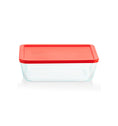 Pyrex® Storage Red 3 Cup Rectangle
