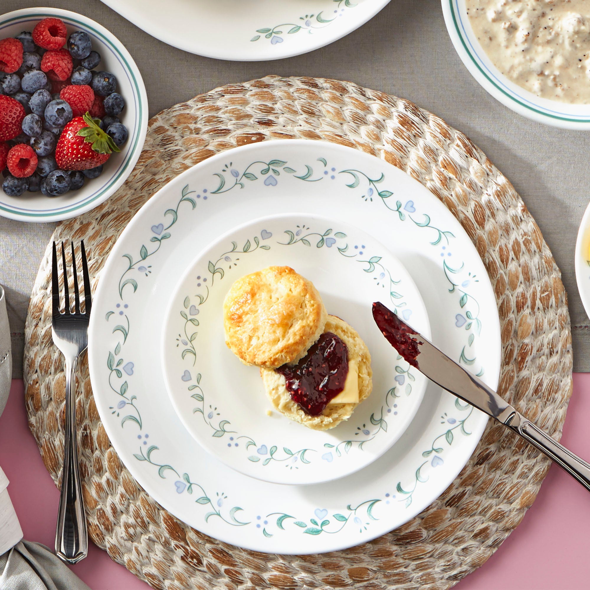 Corelle® Country Cottage 12 Piece Dinner Set