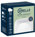 Corelle® Square Pure White 12 Piece Dinner Set