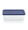 Pyrex® Storage Blue Rectangle 6 Cup