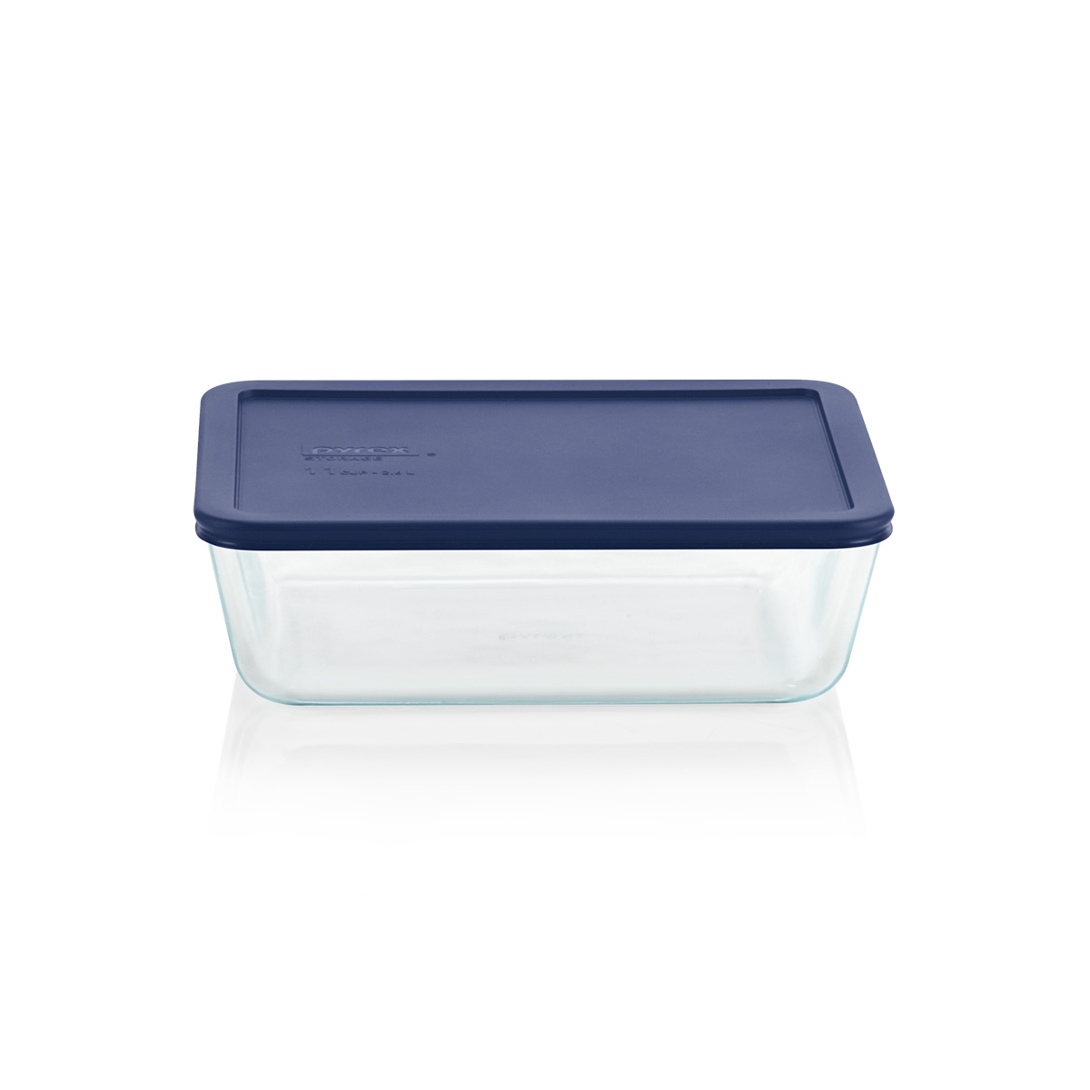 Pyrex® Storage Blue 3 Cup Rectangle