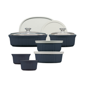 CORNINGWARE 2.5qt/2.3L Colori francesi Blu Navy Teglia da forno con coperchio CORNINGWARE 2.5qt/2.3L Colori francesi Blu Navy Teglia da forno con coperchio