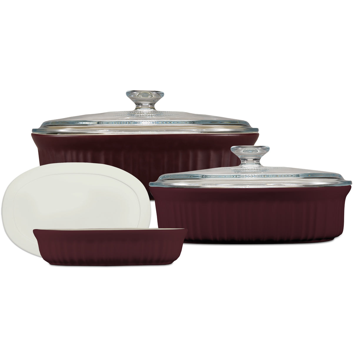 Capernet Color Corningware® FW Colors 6 Piece Set Cabernet – Global Kitchen Brands ...