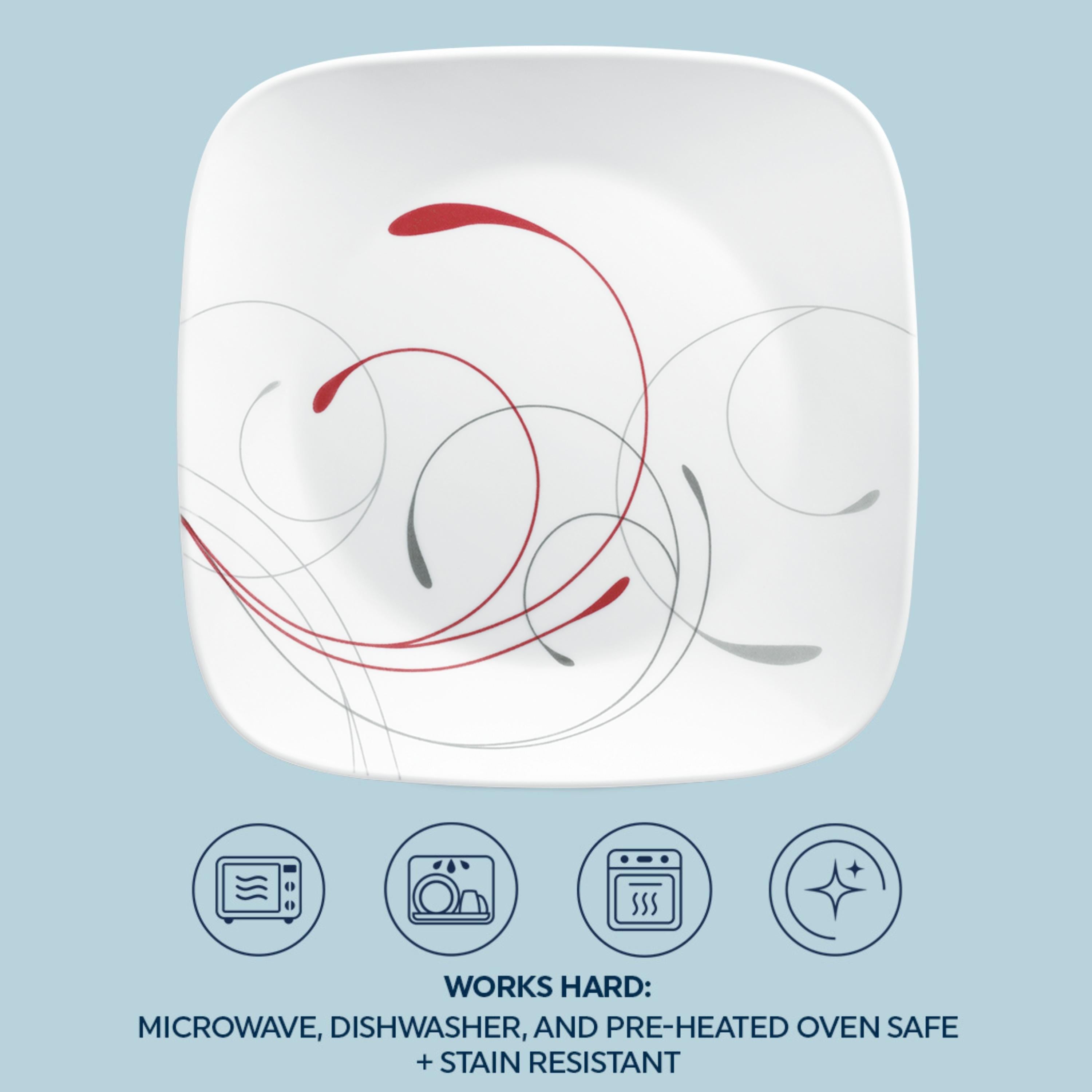 Ensemble De Vallée Corelle Square 16 Pièces, Ubuy