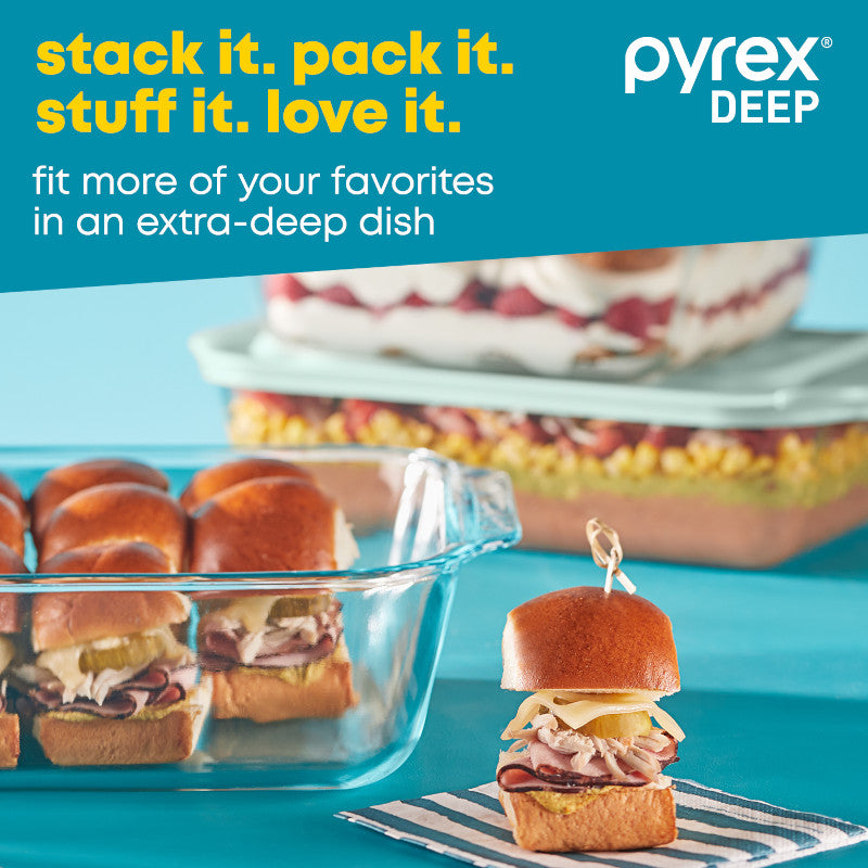 Pyrex® Deep Dish Square Baker 2.5L