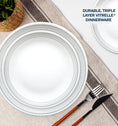 Corelle® Mystic Gray 12 Piece Dinner Set