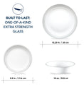 Corelle® Mystic Gray 12 Piece Dinner Set