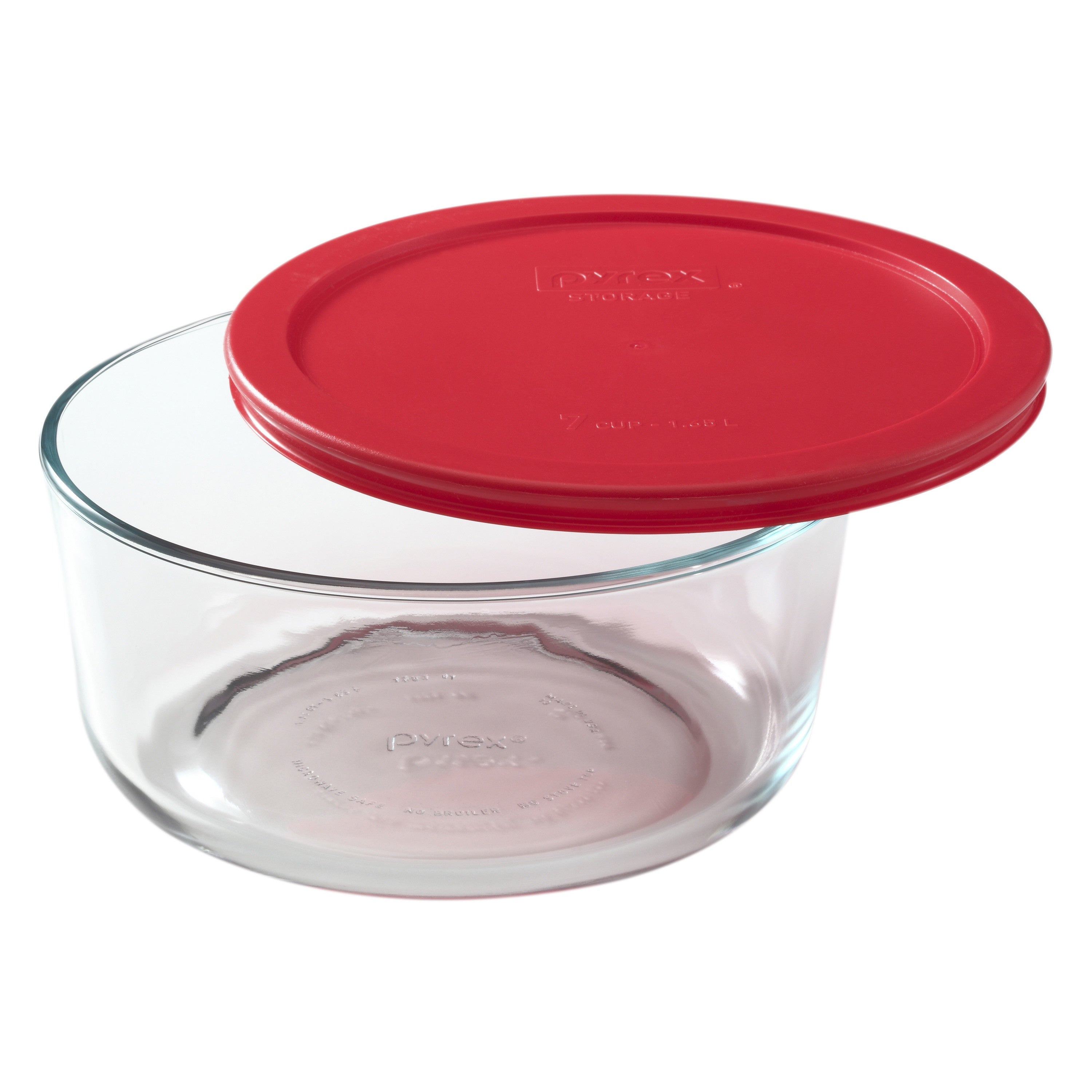 Pyrex® Storage Red 7 Cup Round