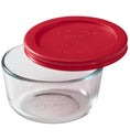 Pyrex® Storage Red 1 Cup Round